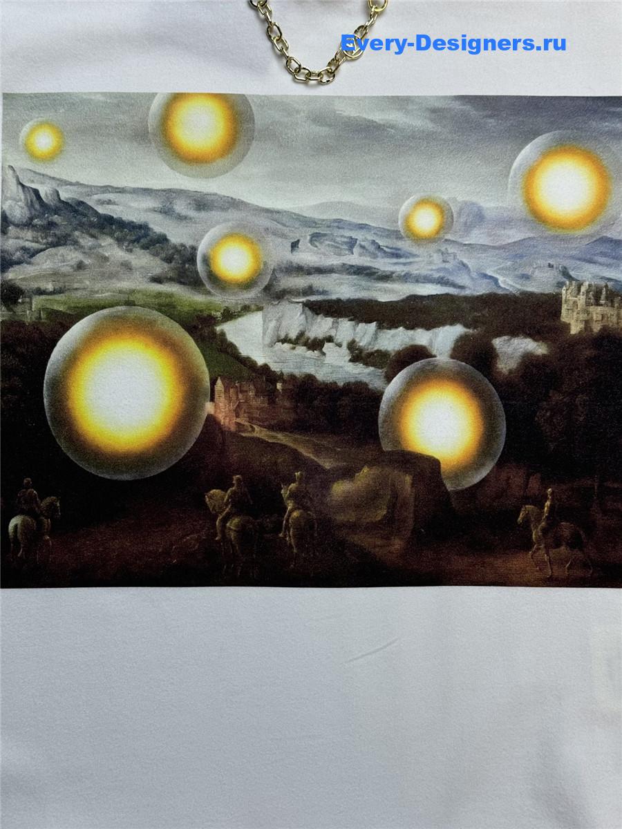 l0vis Vvtt0n lv painting print t-shirt