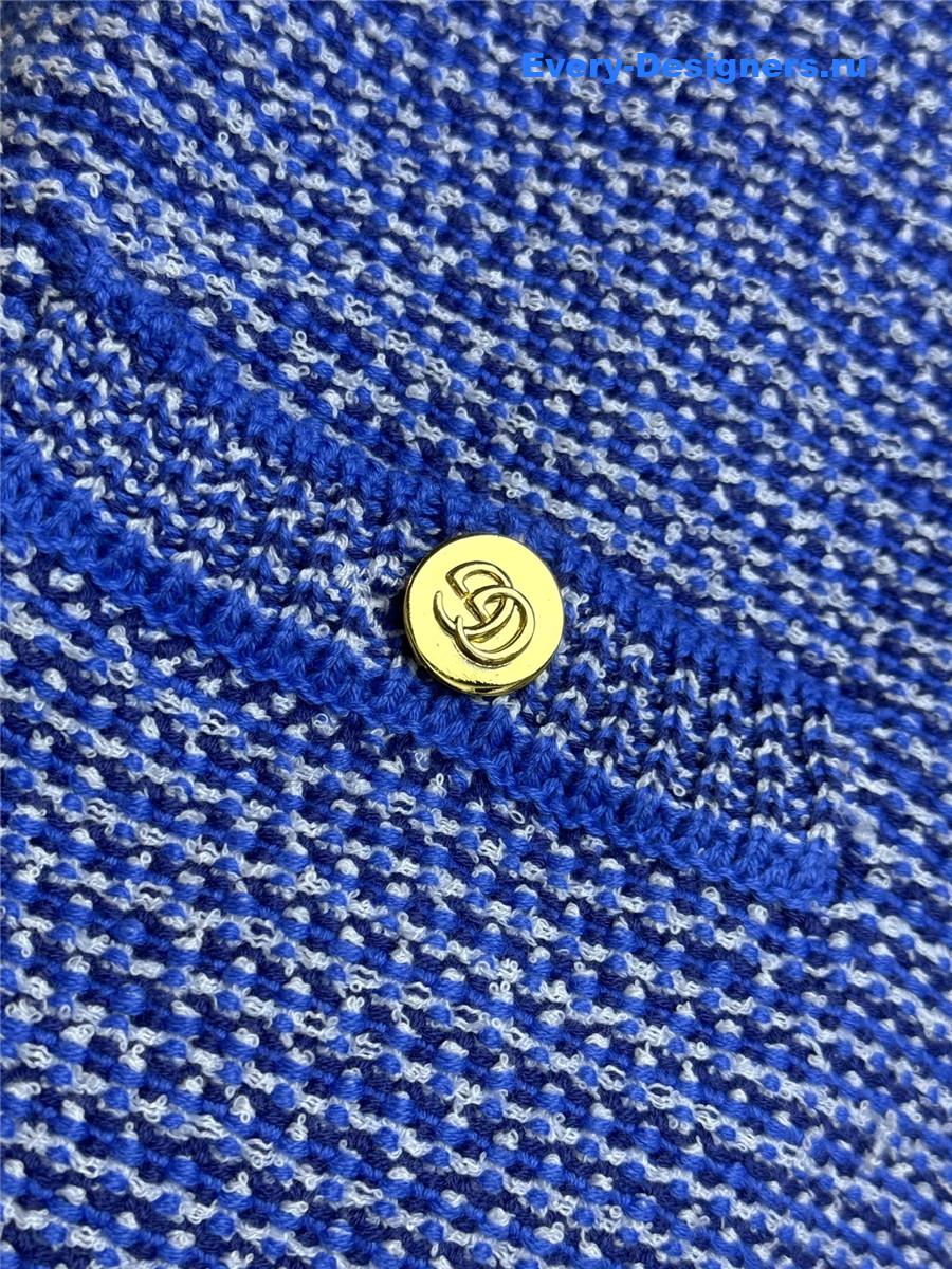 Gvc*1 crew-neck cotton t-shirt blue