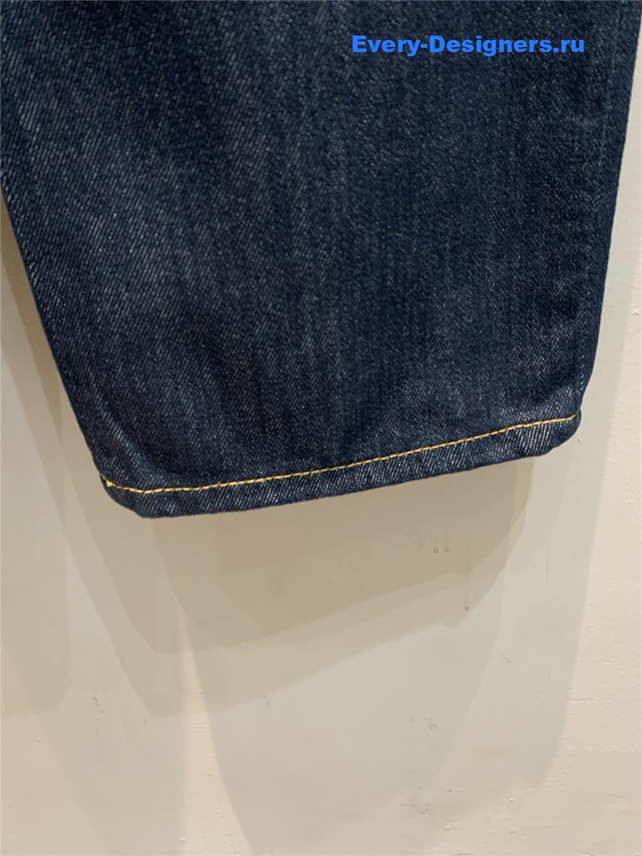 Ch**el dark blue cruise denim jumpsuit