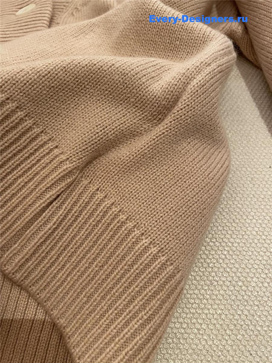 Miu Miu Beaded Crystal Cashmere Cardigan