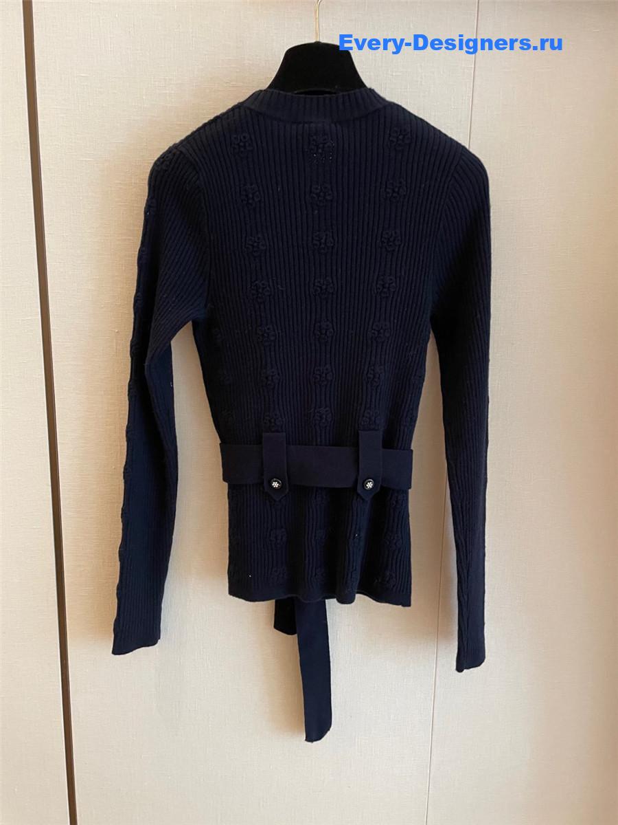 Ch**el black knitted sweater