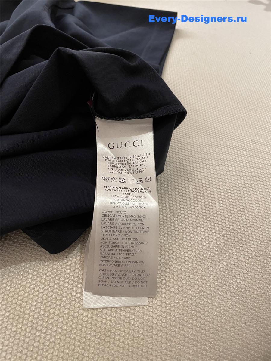 Gvc*1 black cotton t-shirt