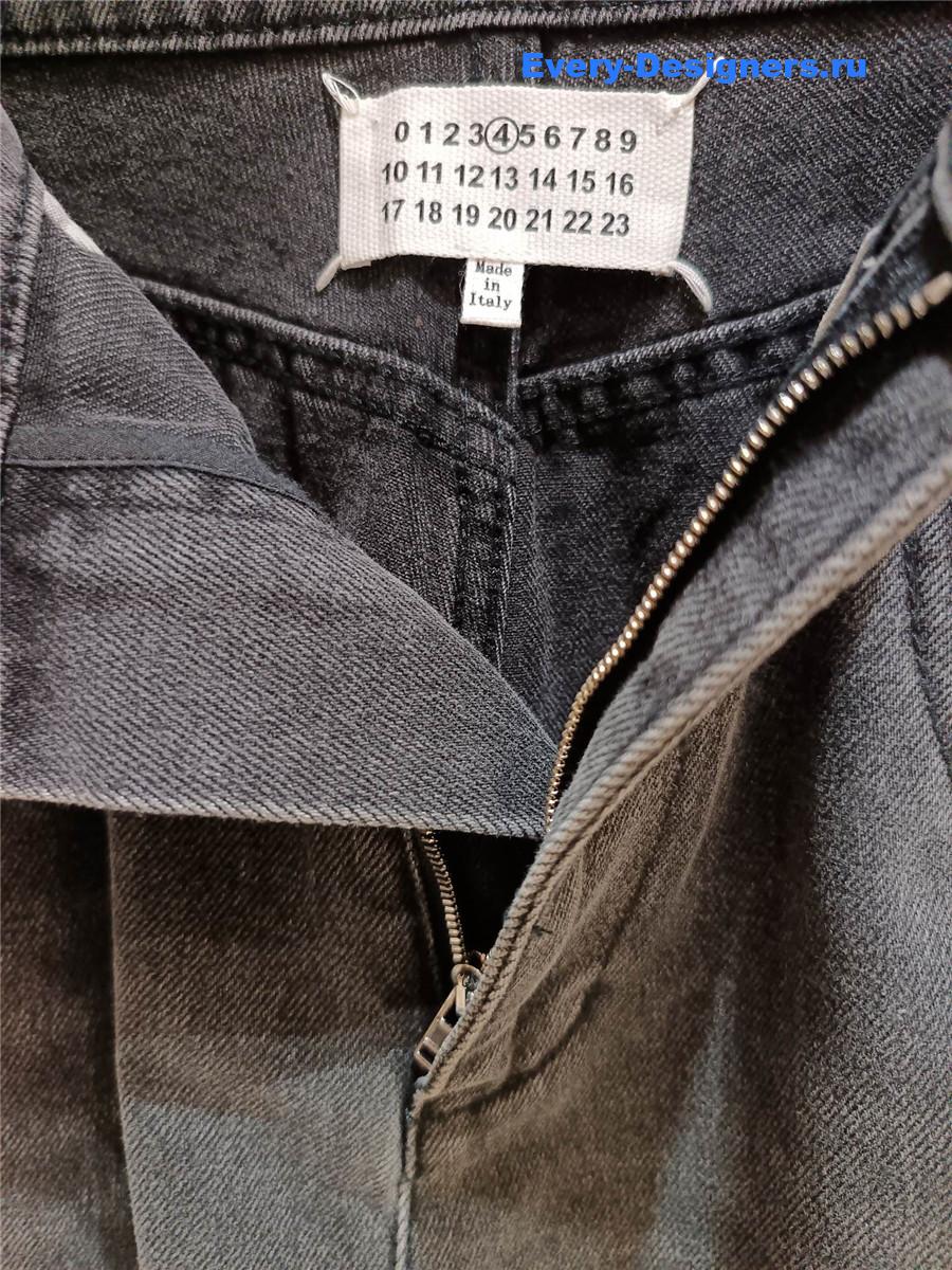 Ce1i*e cutout high-rise tapered jeans