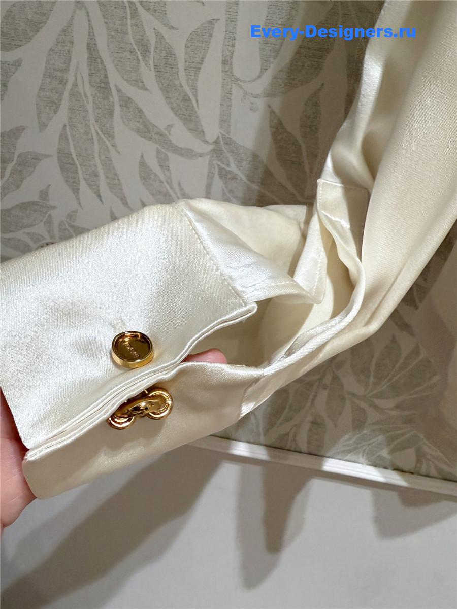 L0ew* anagram satin pyjama blouse