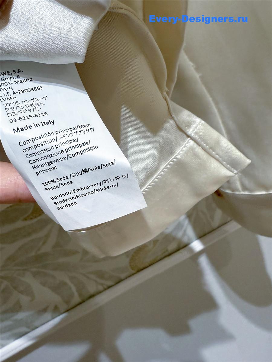 L0ew* anagram satin pyjama blouse