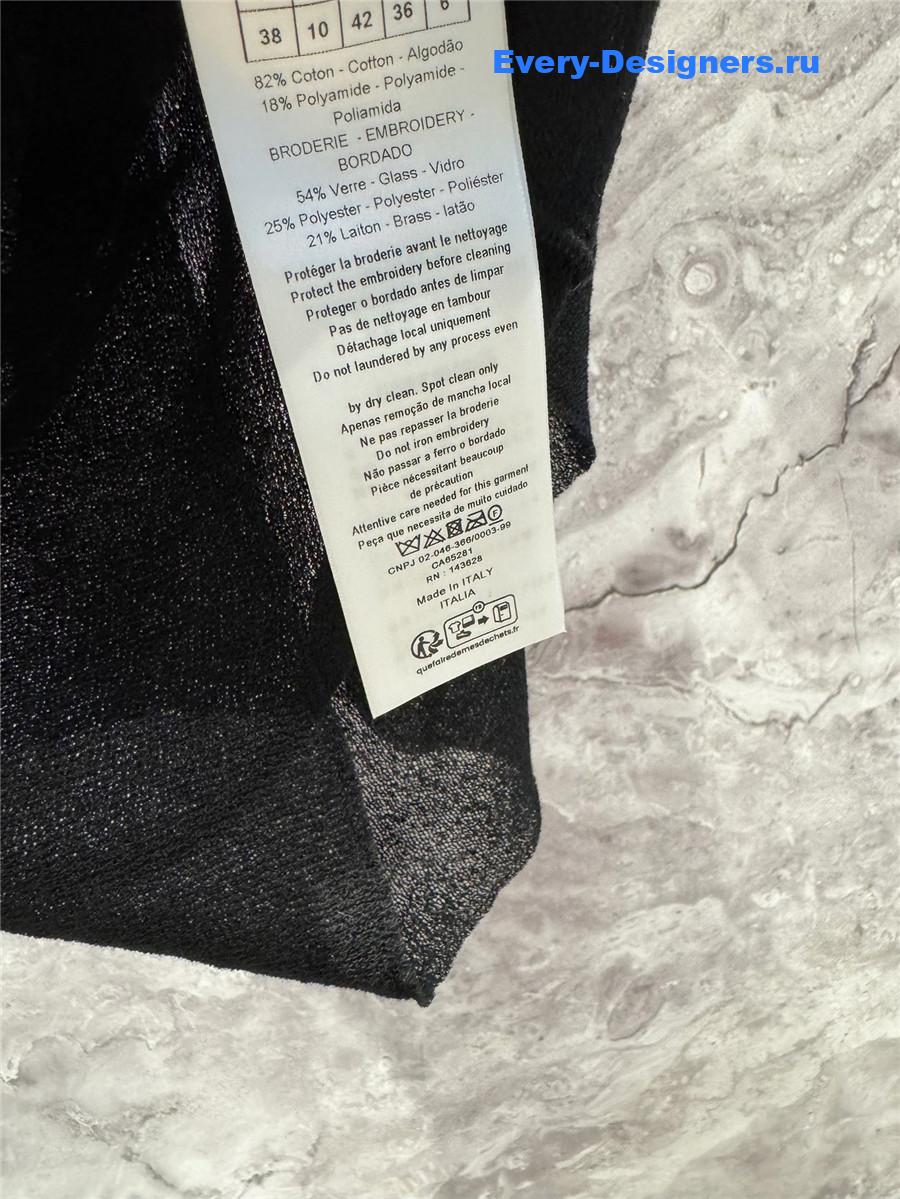 D10r black beaded tank top