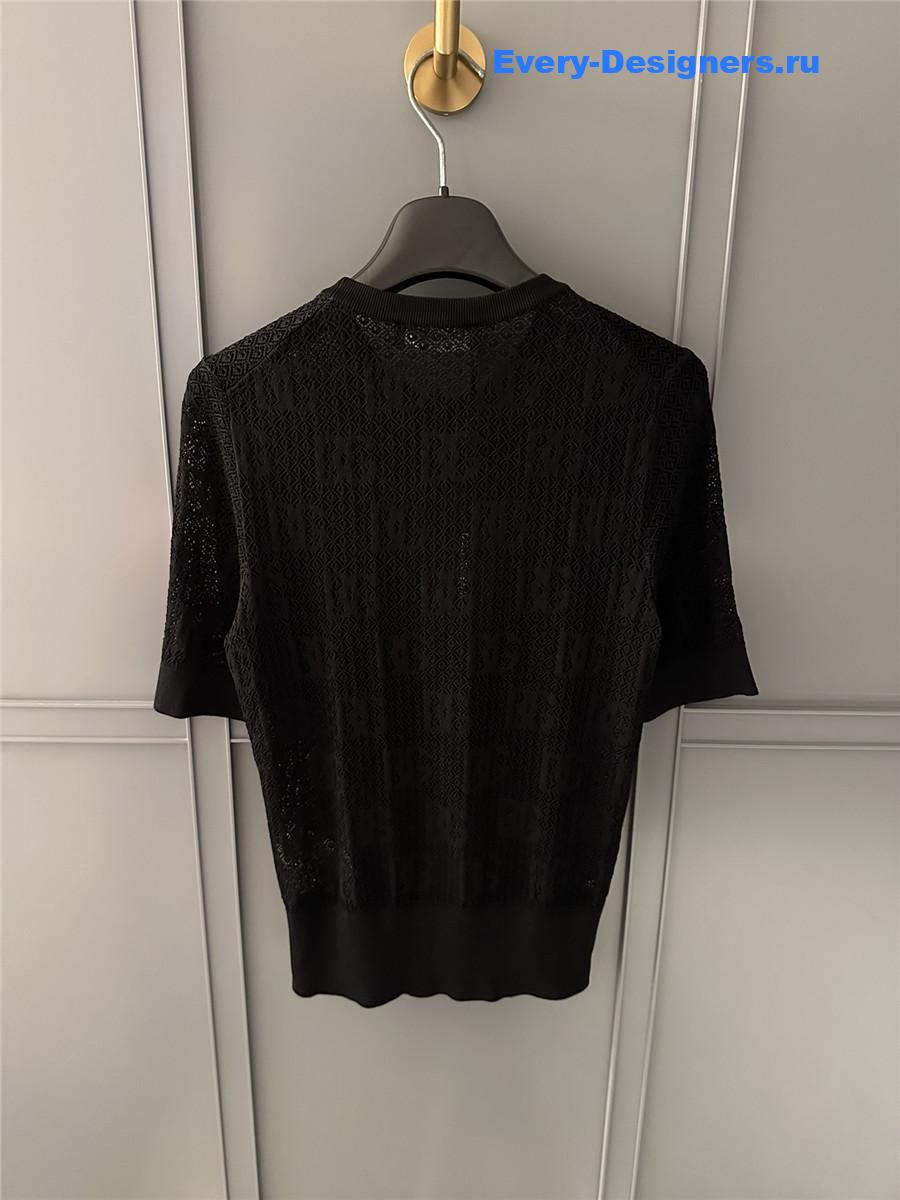 Dolce & Gabbana Black Knitted Top for Women