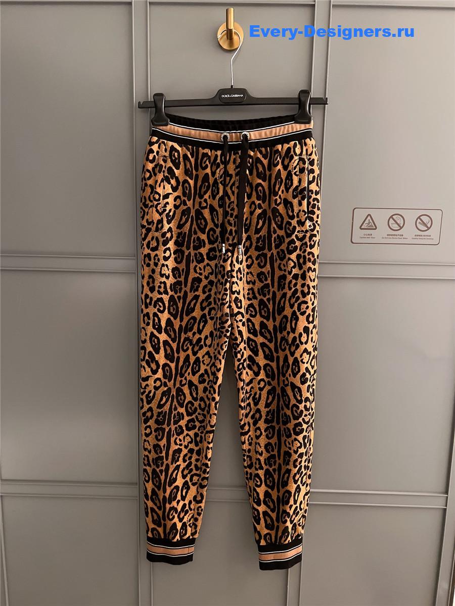 Dolce & Gabbana Leopard-Print Track Pants