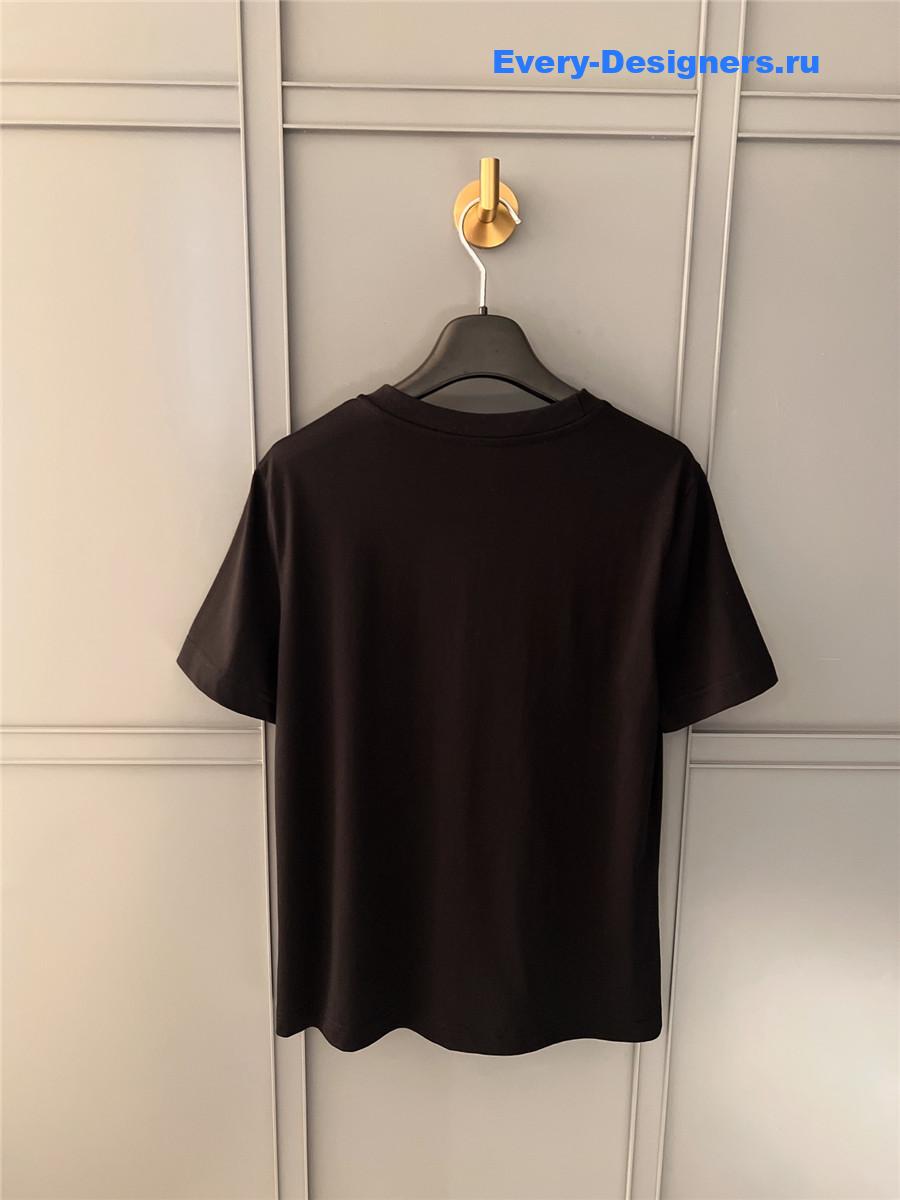 Dolce & Gabbana Jersey T-shirt with DG Logo Embroidery