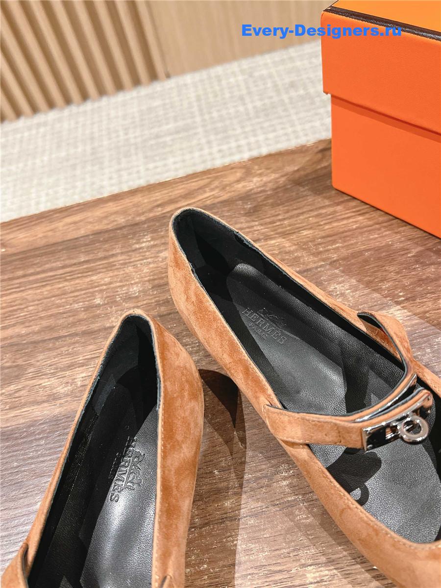 H**me5 suede ballet flats for women