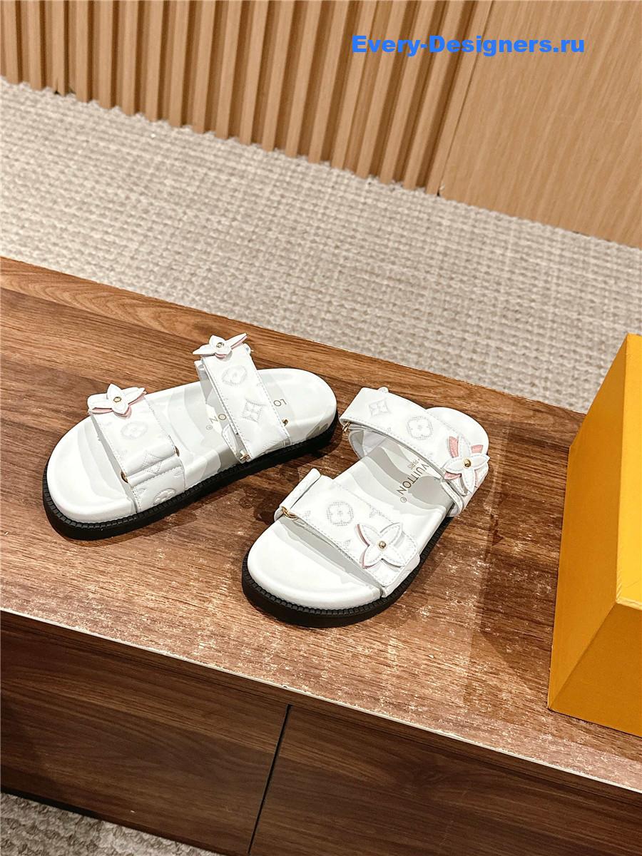 l0vis Vvtt0n lv sunset flat comfort mule