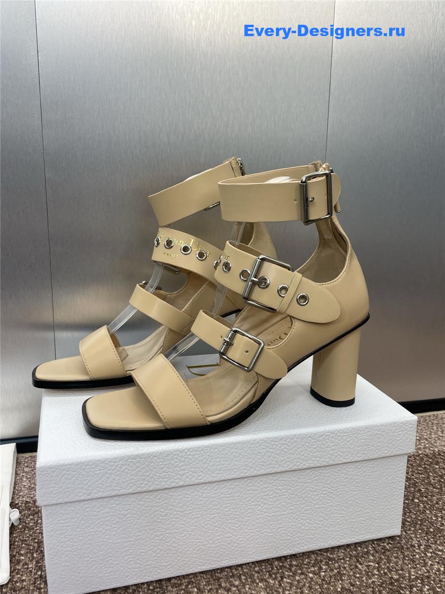 D10r punk heeled sandal beige
