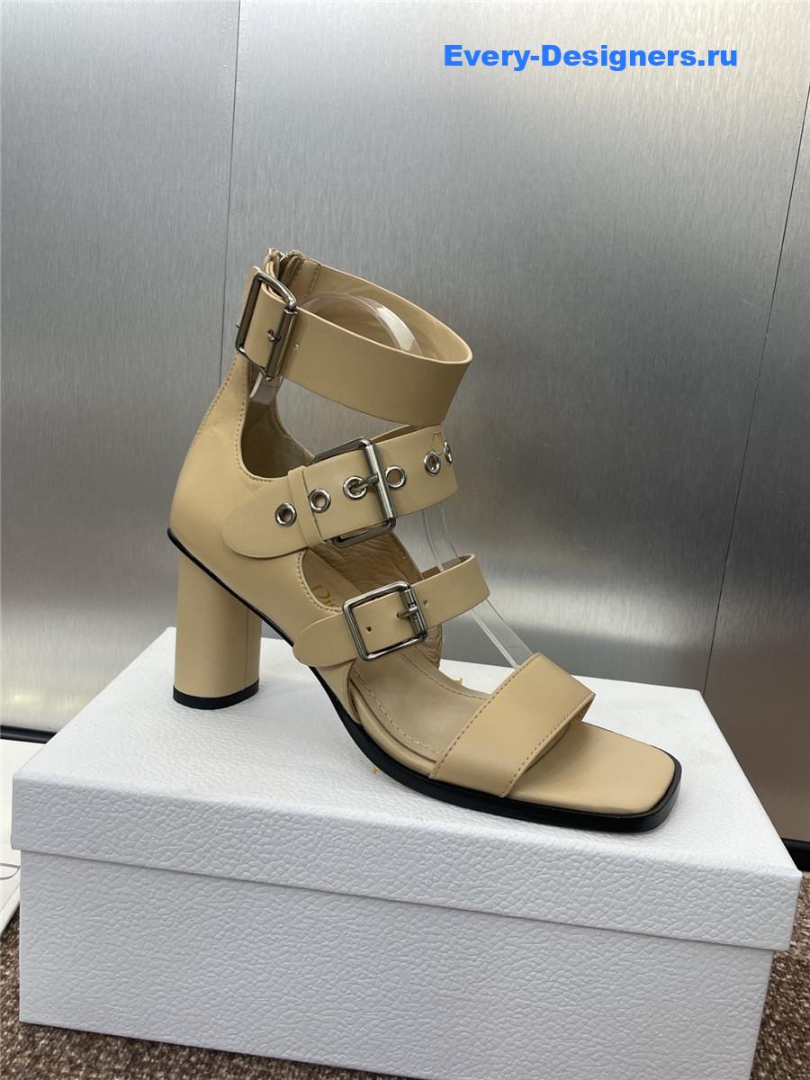 D10r punk heeled sandal beige