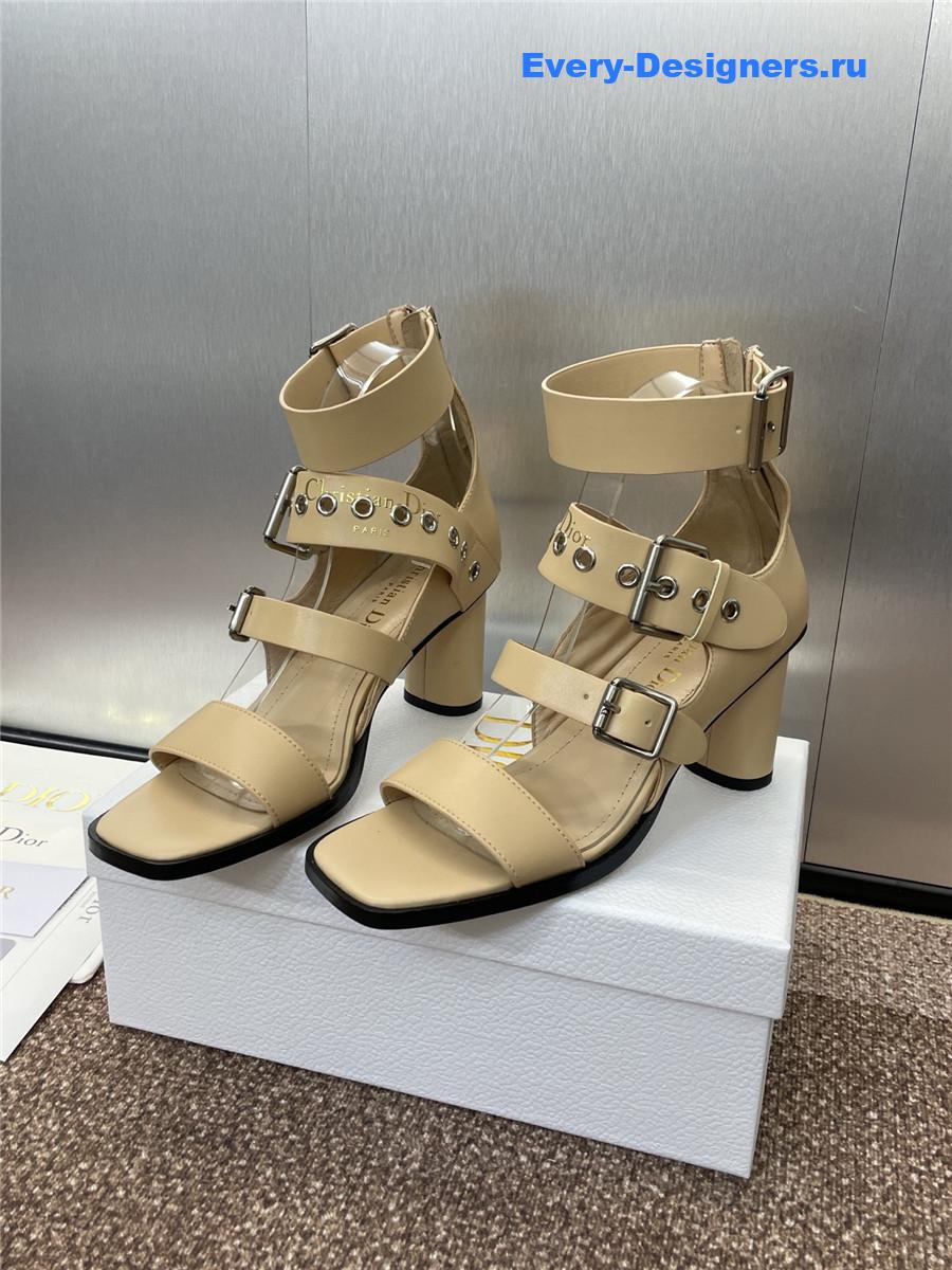 D10r punk heeled sandal beige