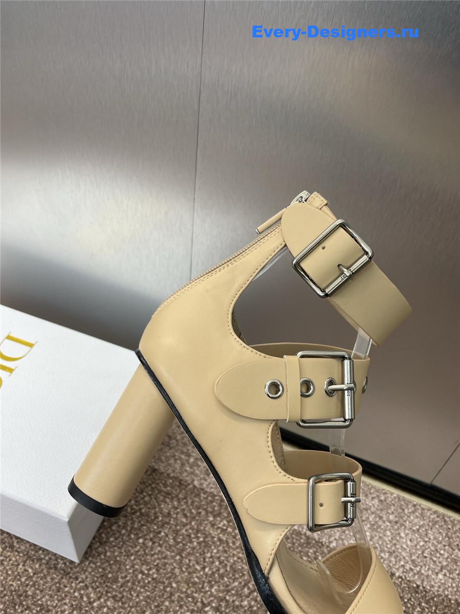 D10r punk heeled sandal beige