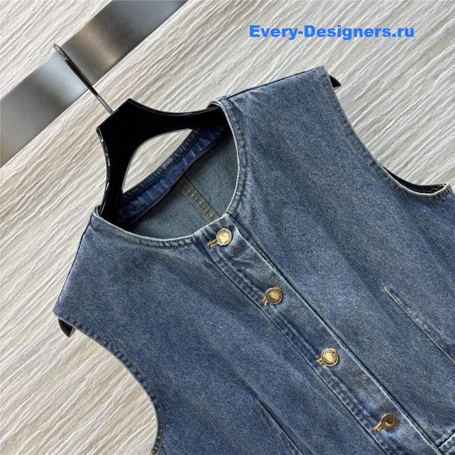 l0vis Vvtt0n denim sleeveless dress