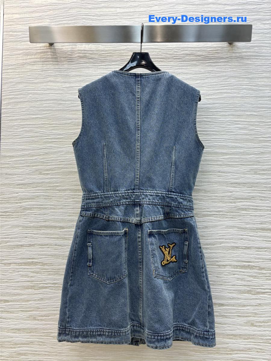 l0vis Vvtt0n denim sleeveless dress