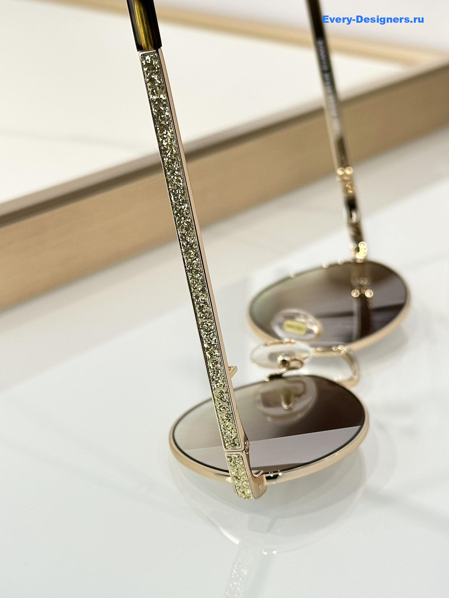 J1m*y Ch00 sonny brown round sunglasses