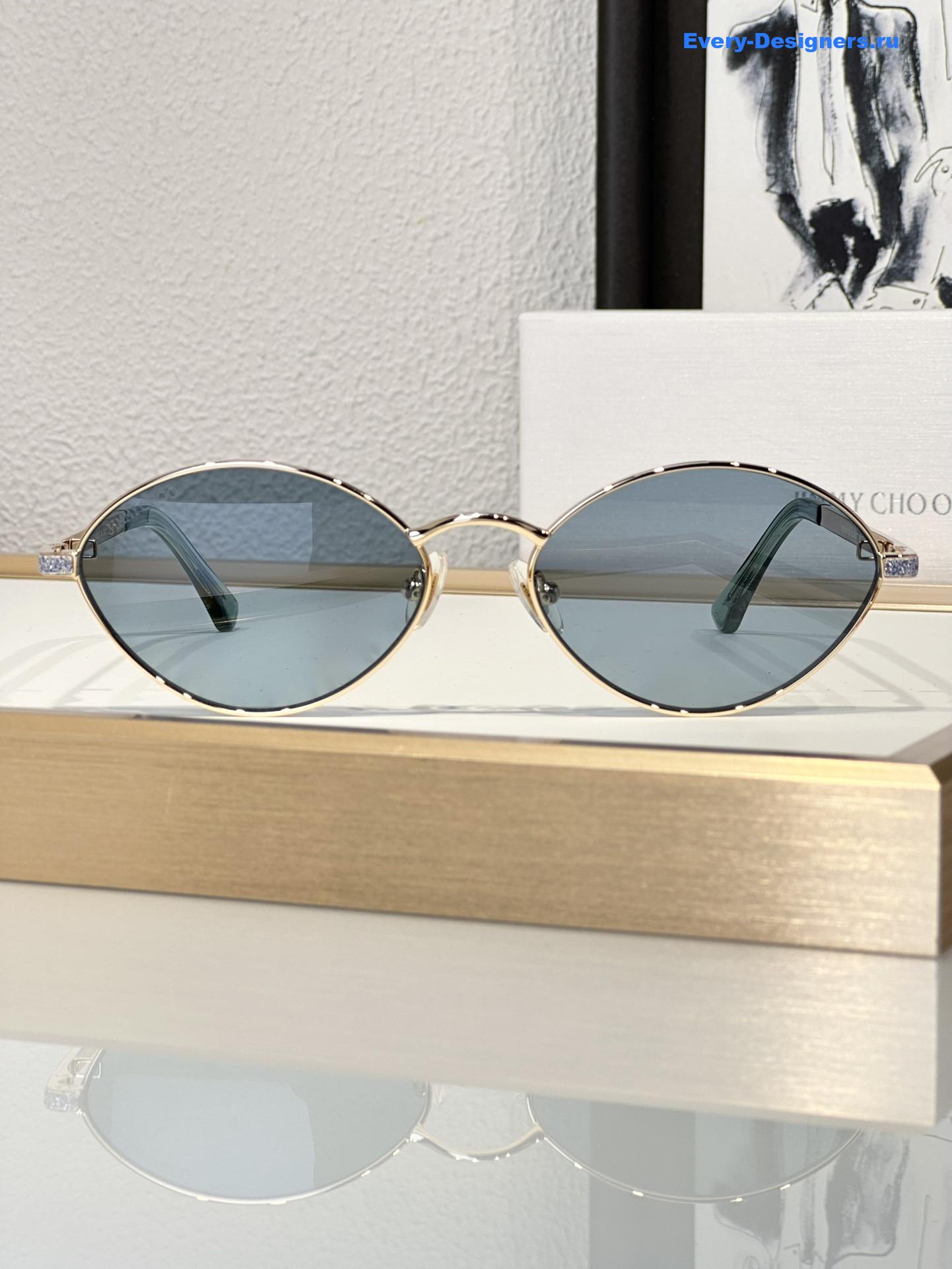 J1m*y Ch00 sonny green round sunglasses