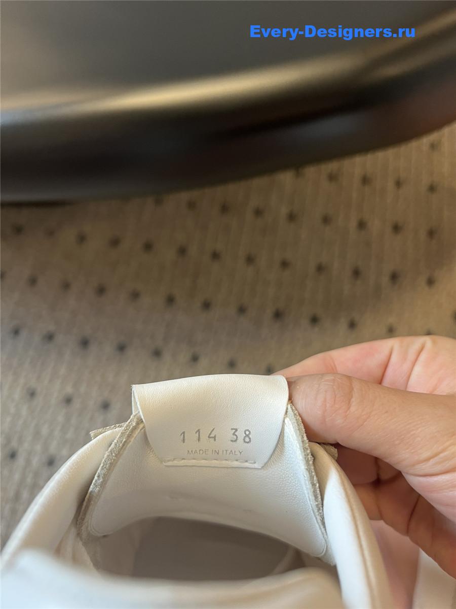 Miu Miu Beige Nylon Suede Sneakers