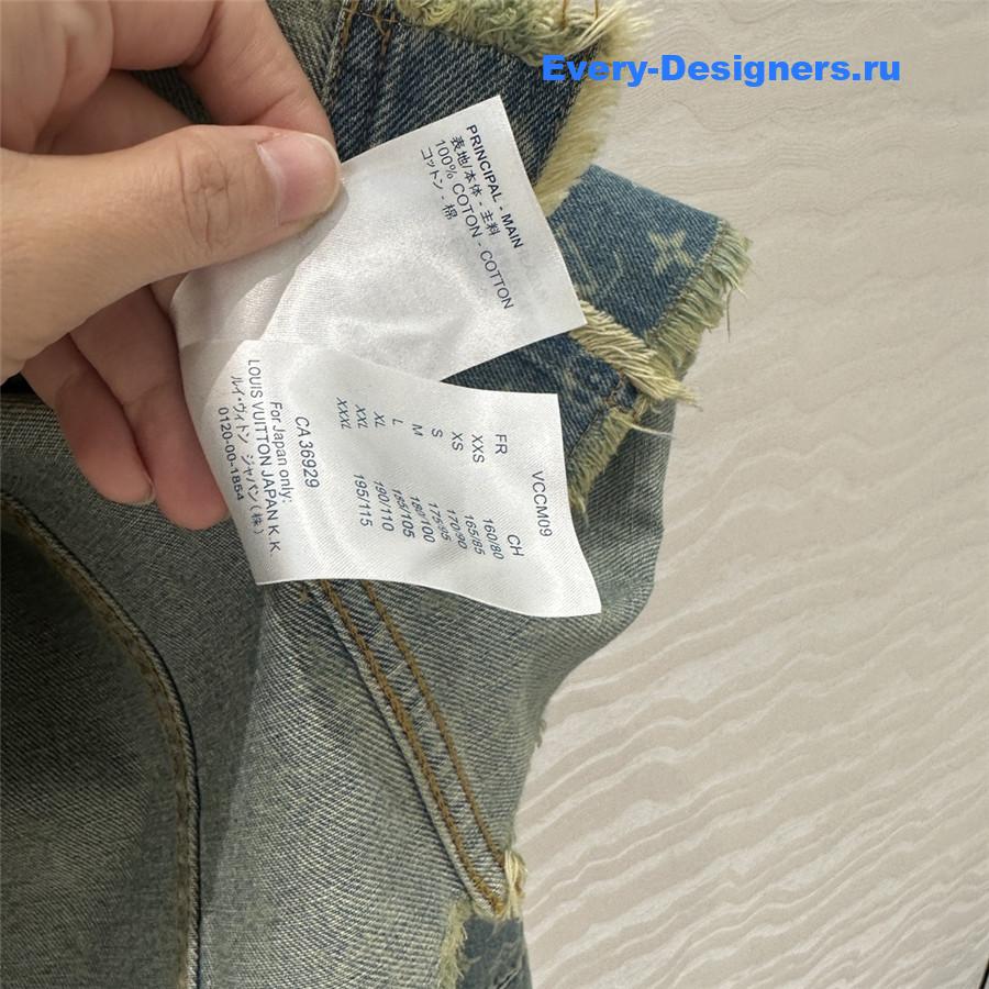 l0vis Vvtt0n embroidered denim jacket