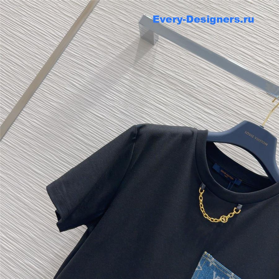 l0vis Vvtt0n monogram pocket tee