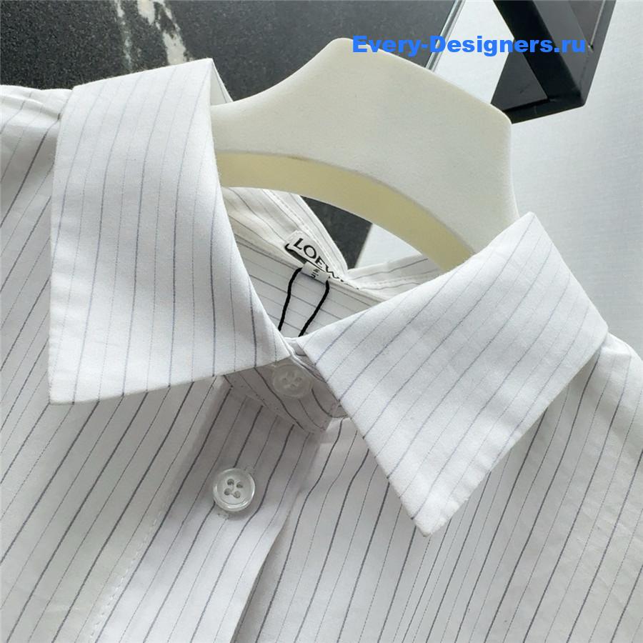 L0ew* belted cotton blouse