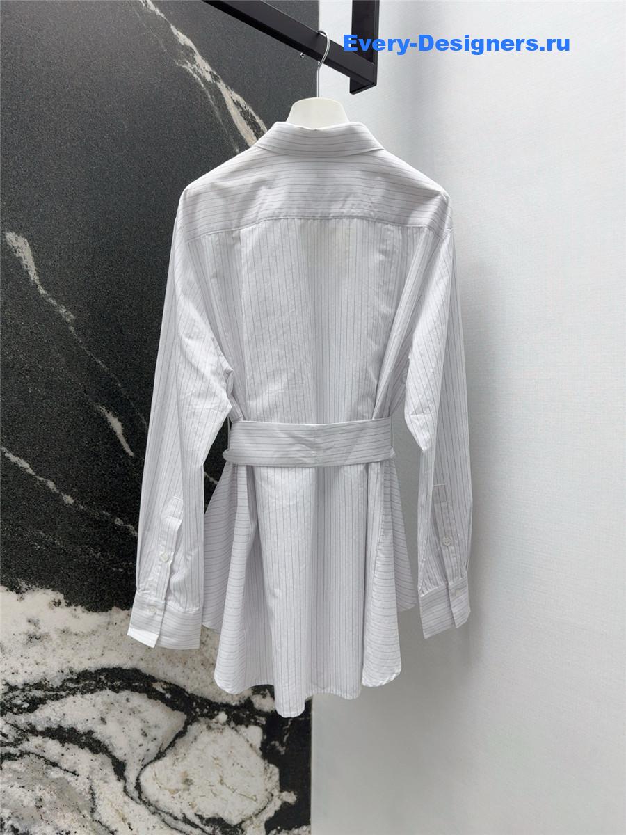 L0ew* belted cotton blouse