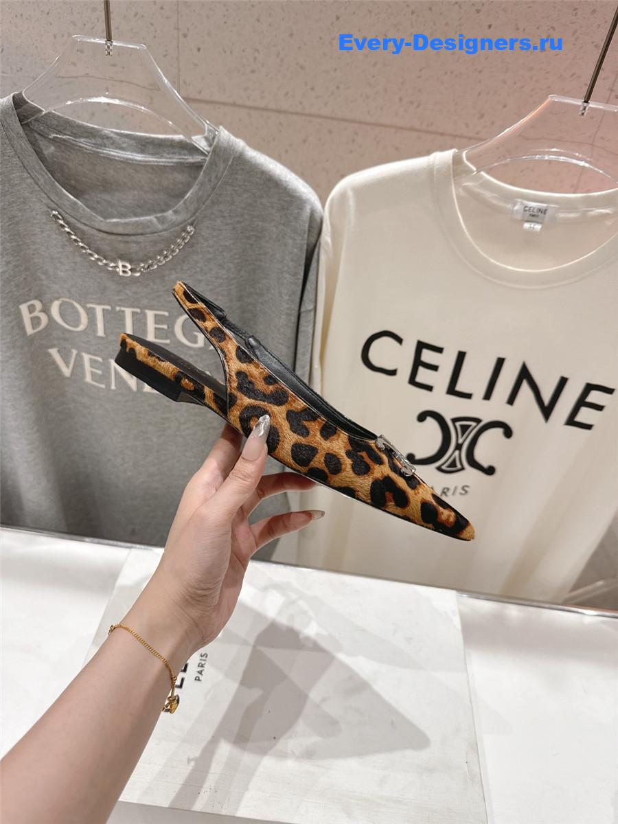 Ce1i*e triomphe brown slingback flats