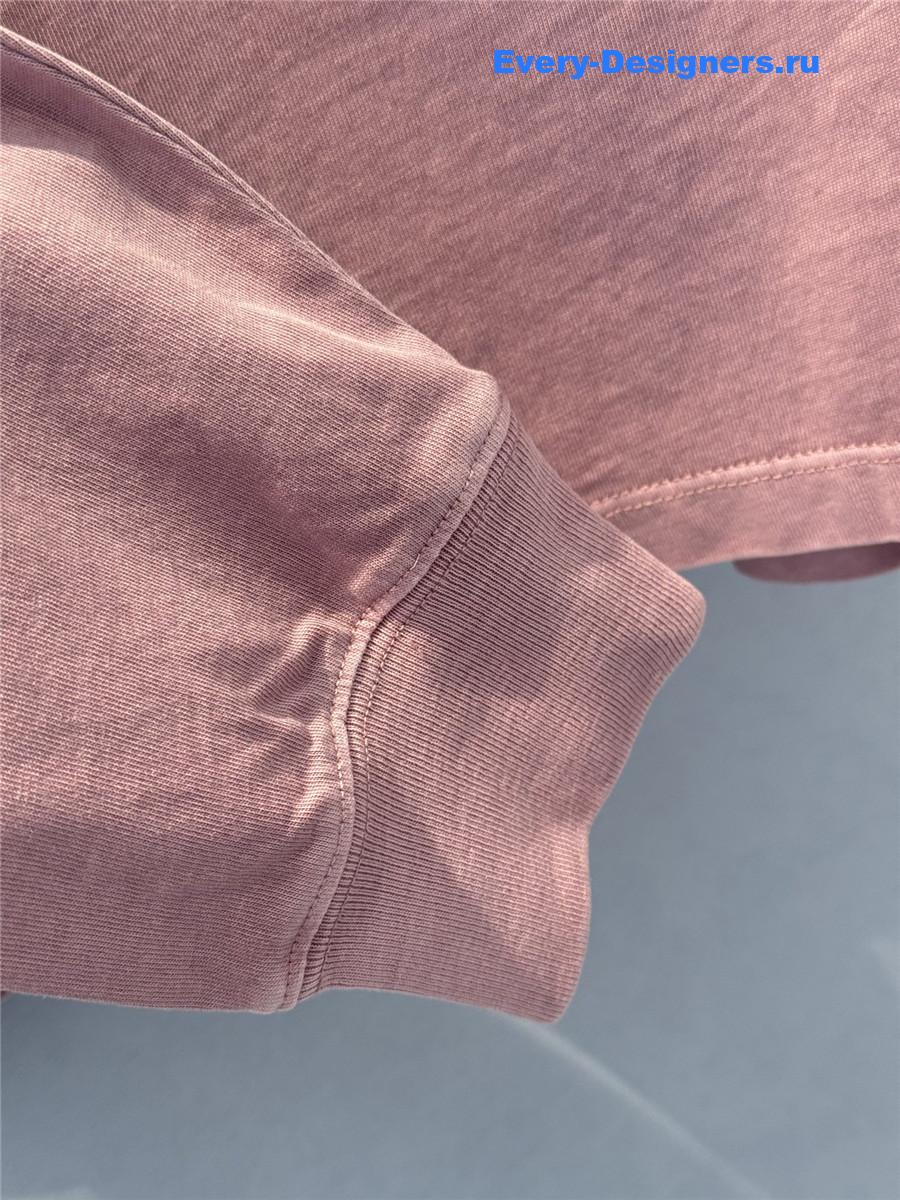 Miu Miu Pink Jersey Long Sleeve T-Shirt