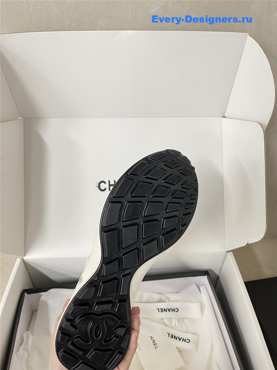 Ch**el off-white lambskin cc sneakers