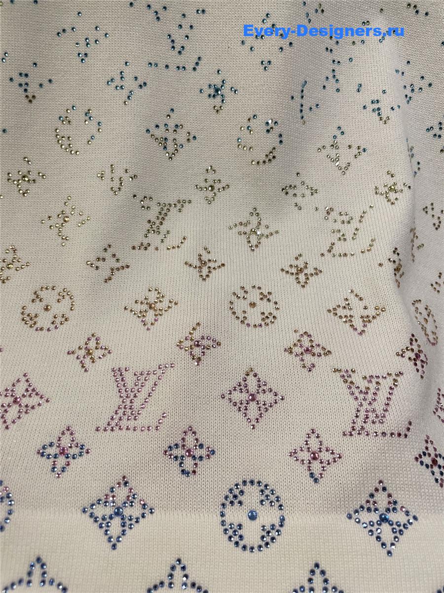 l0vis Vvtt0n monogram gradient embellished shirt