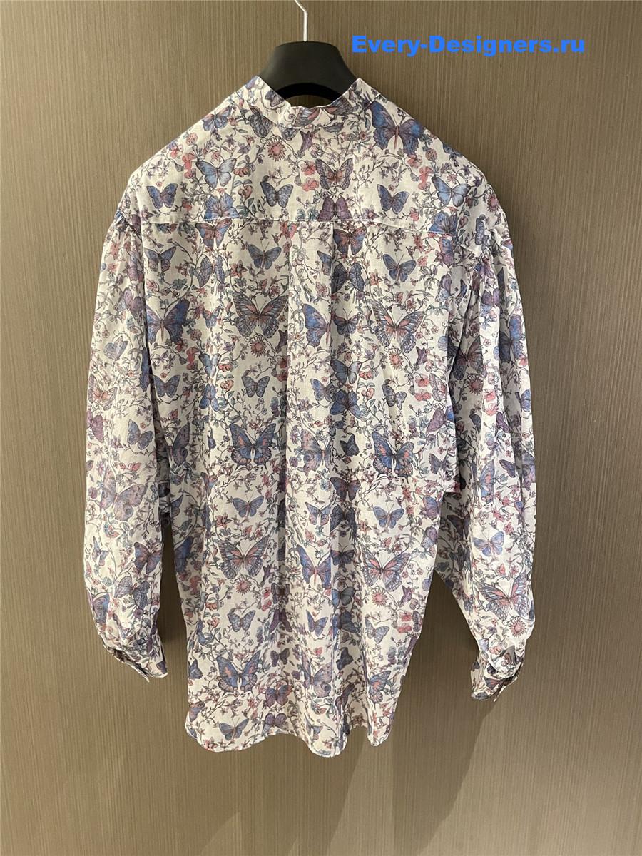 D10r white cotton muslin blouse