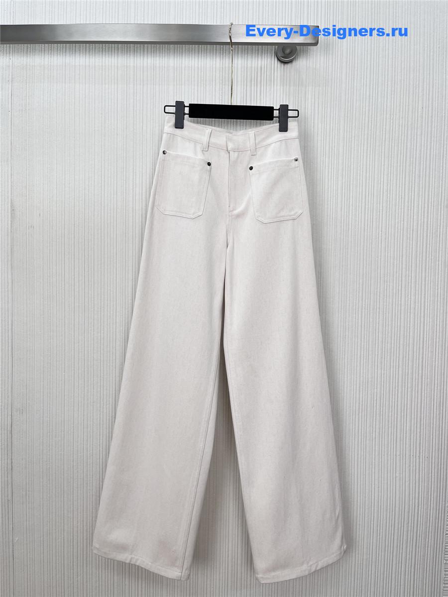 D10r off-white straight jeans