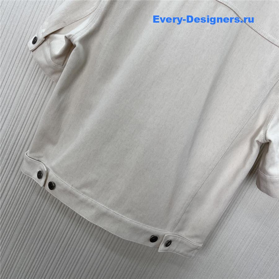 D10r off-white denim top