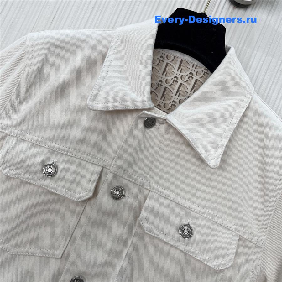 D10r off-white denim top