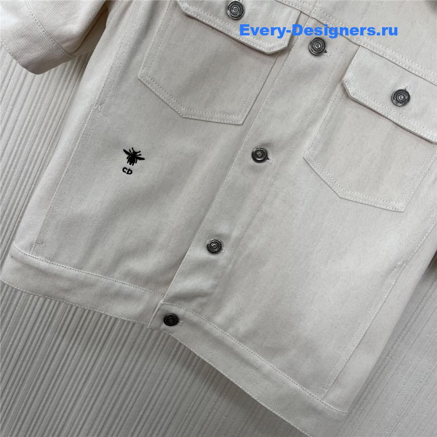 D10r off-white denim top