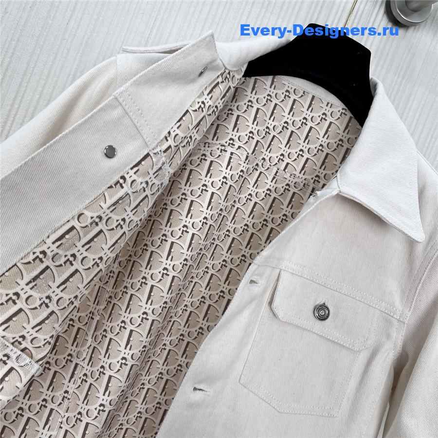 D10r off-white denim top