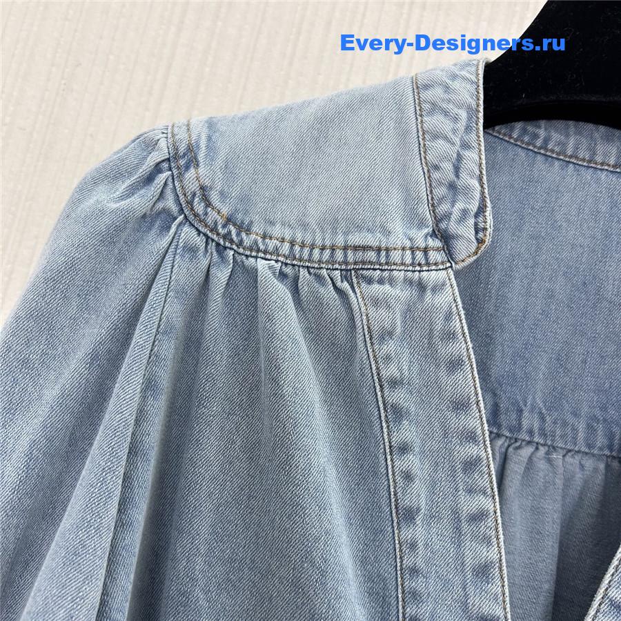 Zimm Denim Balloon Sleeve Shirt