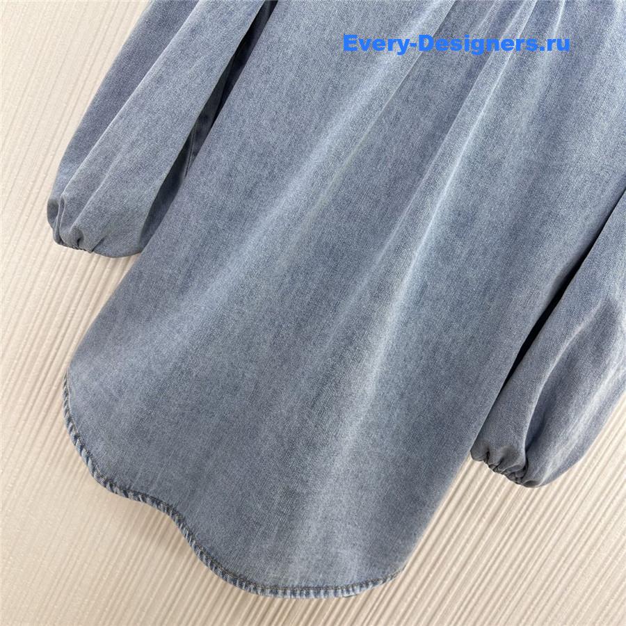 Zimm Denim Balloon Sleeve Shirt