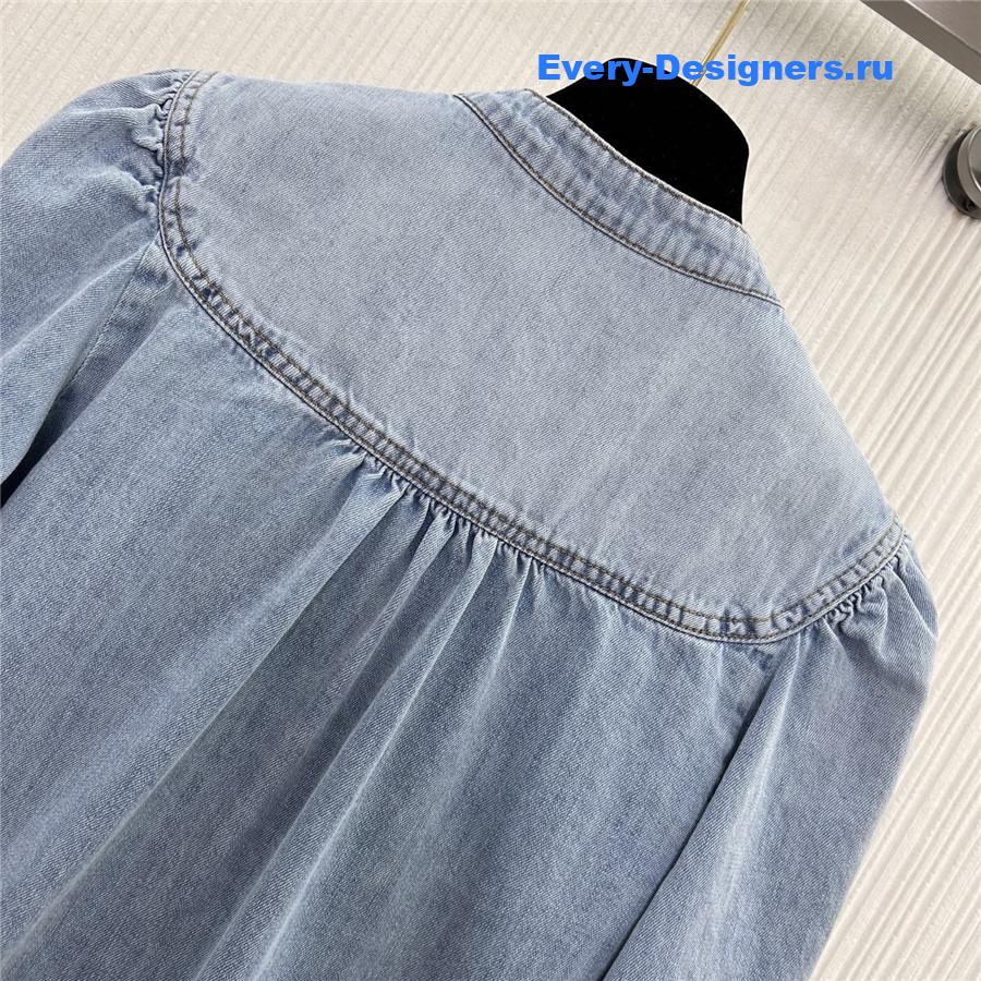 Zimm Denim Balloon Sleeve Shirt