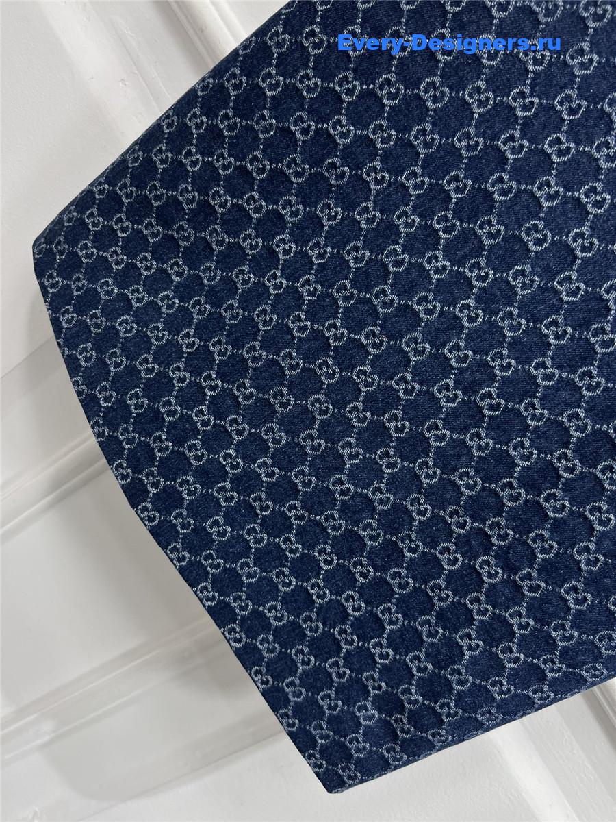 Gvc*1 gg denim jacquard dress