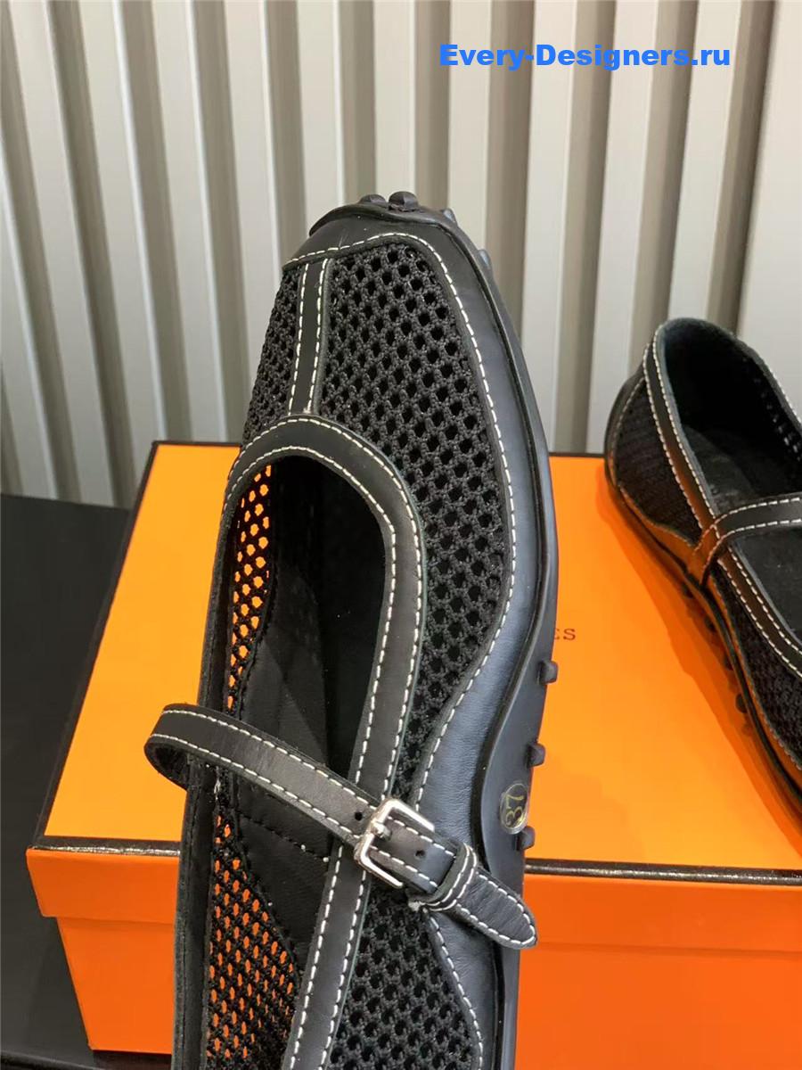 H**me5 kichu black ballet flats