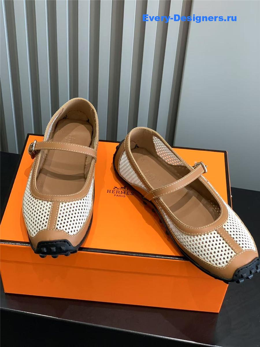 H**me5 kichu brown ballet flats