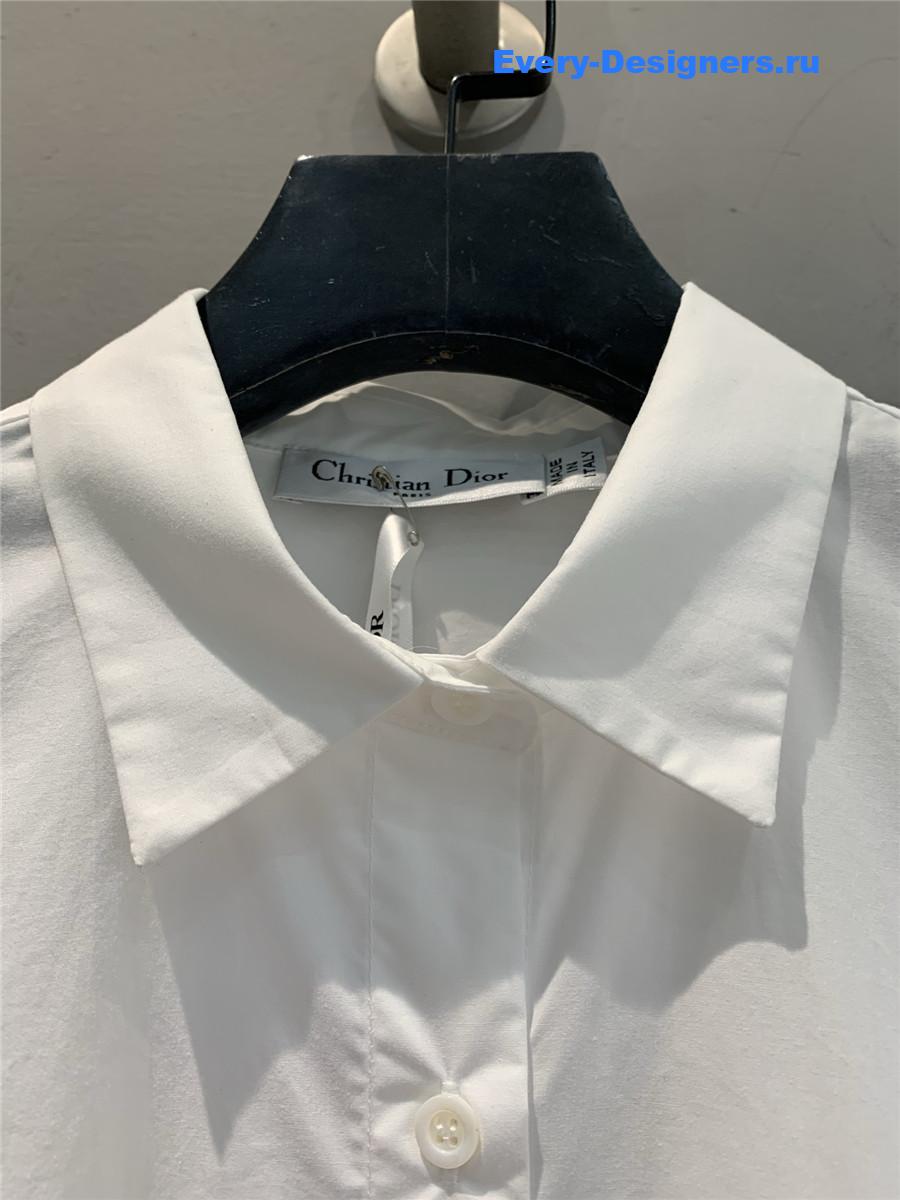 D10r white poplin shirt