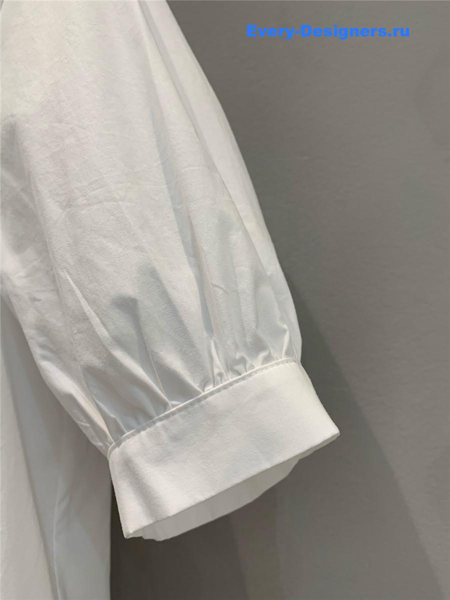D10r white poplin shirt