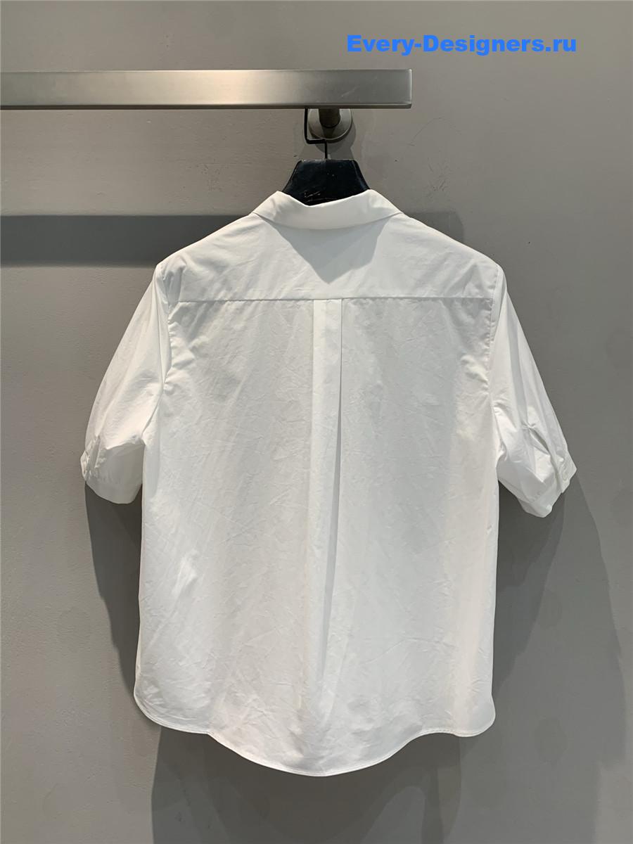 D10r white poplin shirt