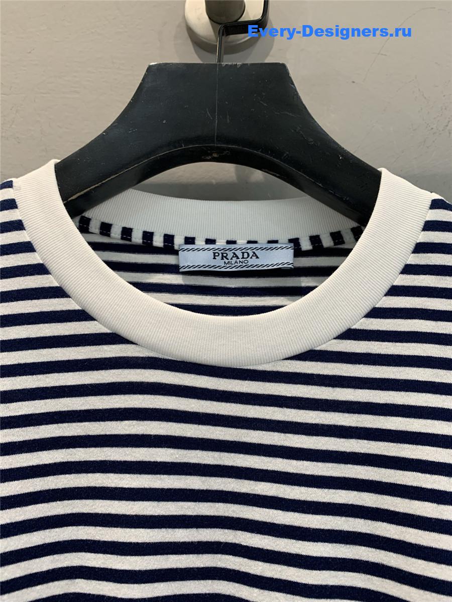 Pra*a striped long-sleeve tee