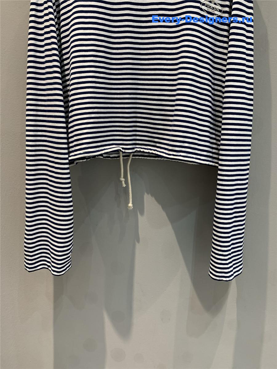 Pra*a striped long-sleeve tee