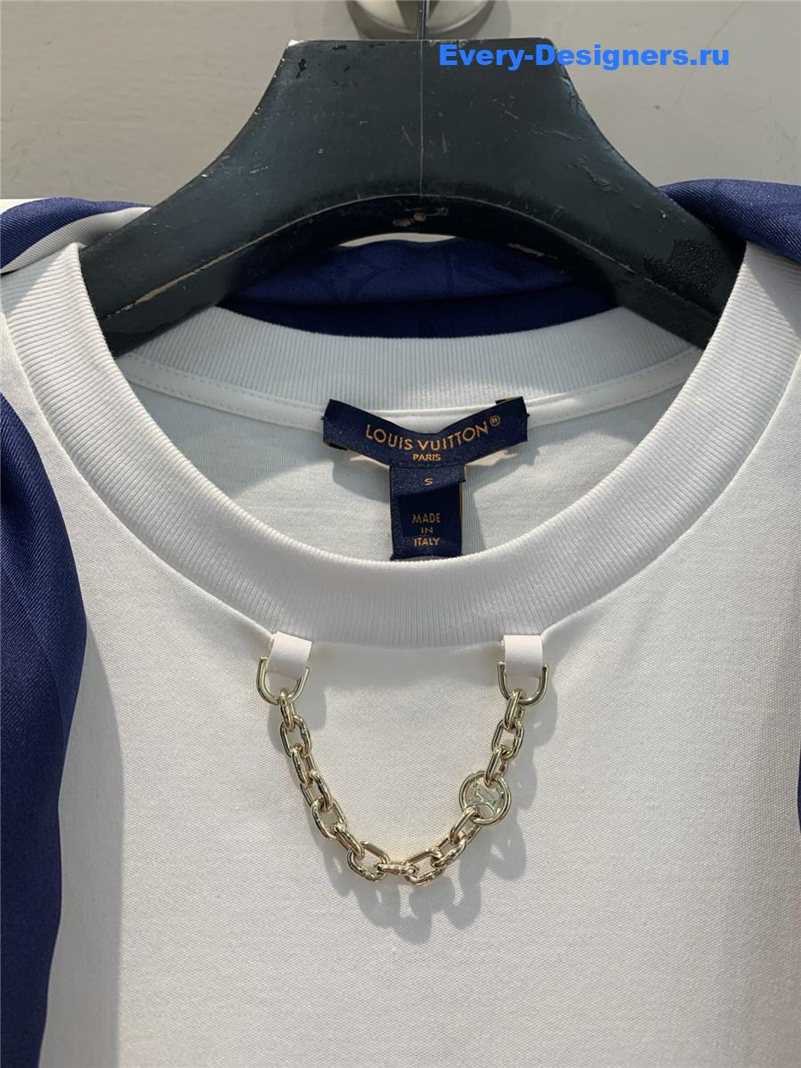 l0vis Vvtt0n lv scarf hooded tee